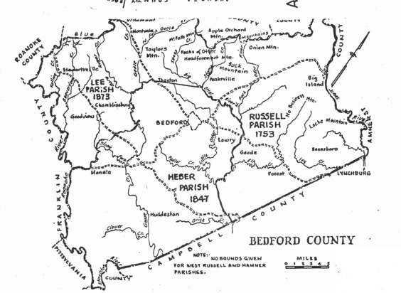 Bedford County Parishes
