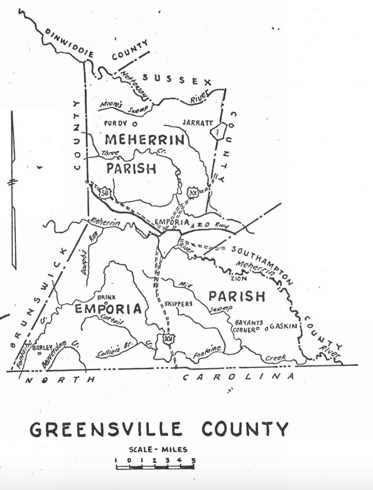 Greensville County Parishes