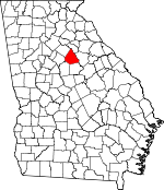 Georgia-map-showing-Morgan-County