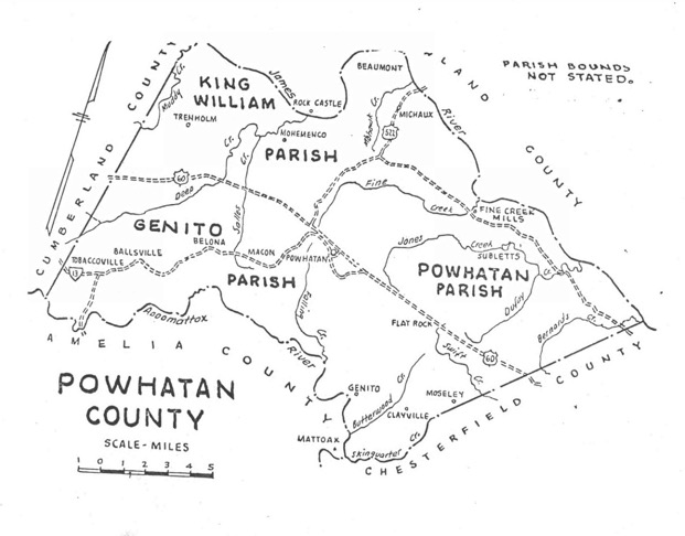 Powhatan County Parishes