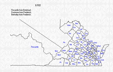 Fincastle County, VA, 1772
